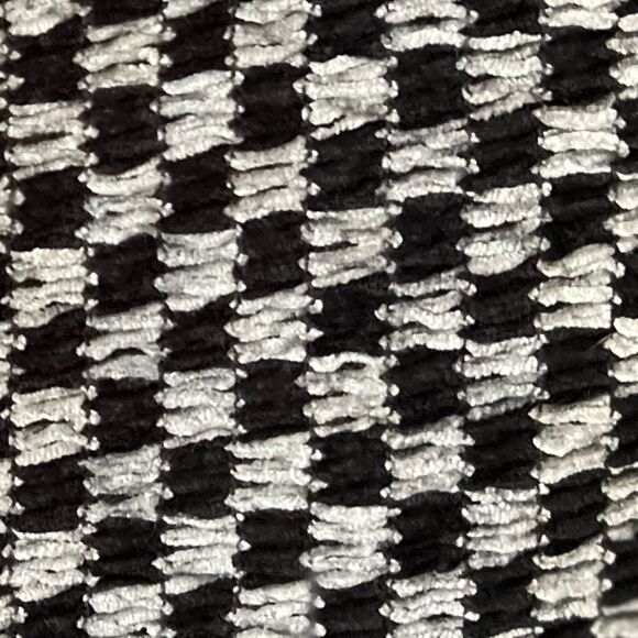 Vintage Earl Rutenberg Collection Black & Grey Collared Checkered Cropped Jacket - Picture 11 of 13